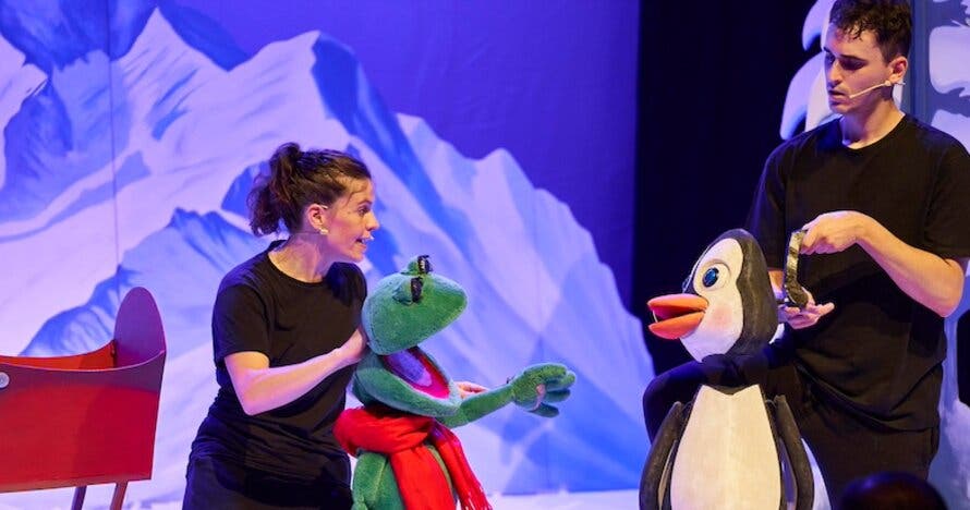 Una rana en el hielo (Teatro para bebés)