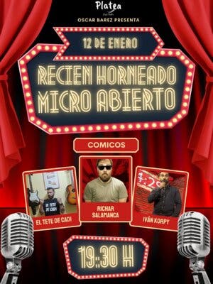 Micro abierto en Platea