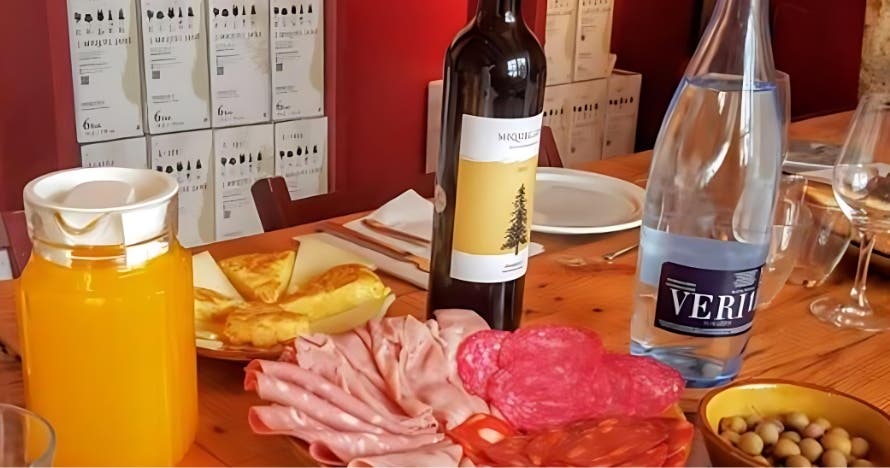 Desayuno en bodega y visita a viñedos con degustación y cata de vinos