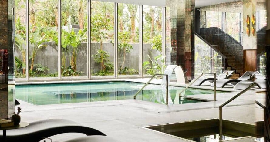 Circuito spa, masaje 50´ y copa de cava en Grand Hyatt Barcelona 5*