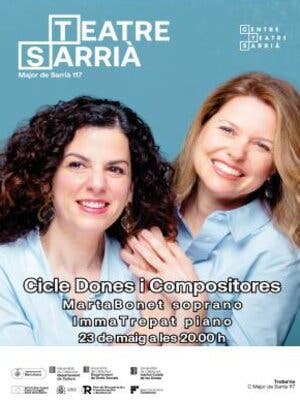 Cicle Dones i Compositores: Marta Bonet Soprano i Inma Trepat - Piano