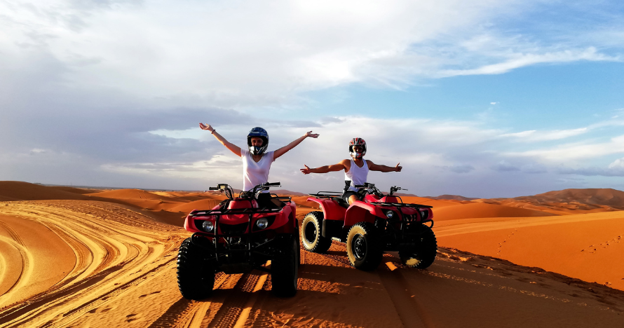 Tour en quad pirámides