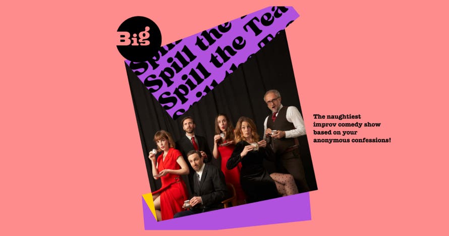 Spill the Tea: Improv Comedy Show (evento en inglés)