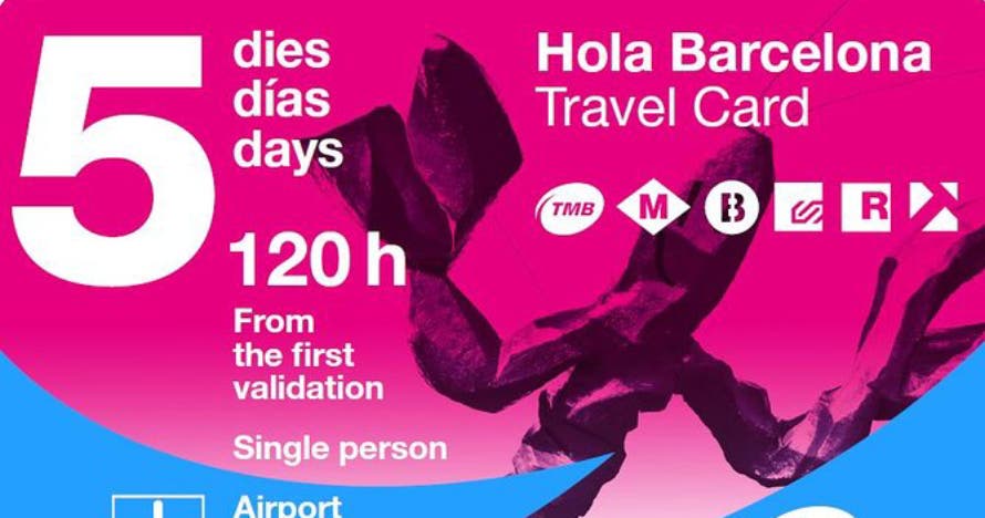 Hola Barcelona Travel Card, Tarjetas de transporte