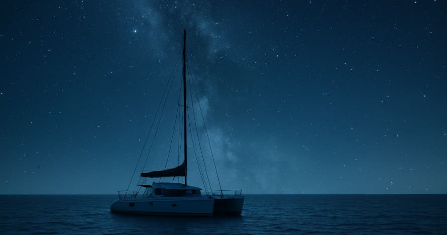 Navegación, astronomía y mitología a bordo de un catamarán