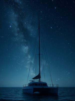 Navegación, astronomía y mitología a bordo de un catamarán