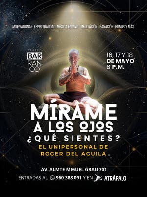 Mírame a los ojos, ¿qué sientes?
