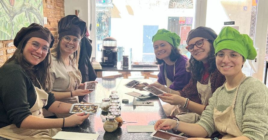 Taller de elaboración de chocolate en Gracia