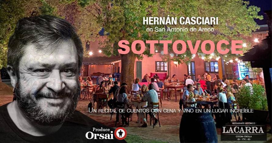 CASCIARI, SOTTOVOCE EN ARECO