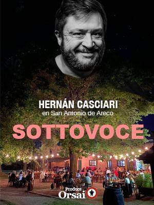 CASCIARI, SOTTOVOCE EN ARECO