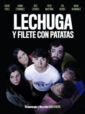Lechuga y filete con patatas