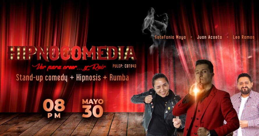 Hipnocomedia - Stand up comedy + hipnosis+rumba