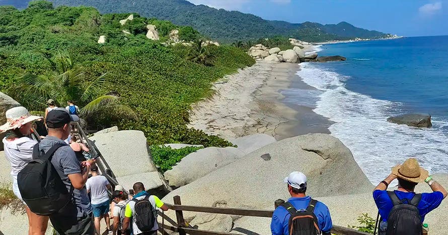 Recorrido completo al Parque Tayrona con baño en Cabo San Juan