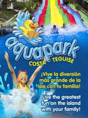 Entrada Aquapark Costa Teguise con transporte