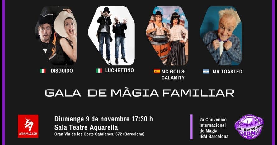 Gala familiar de magia
