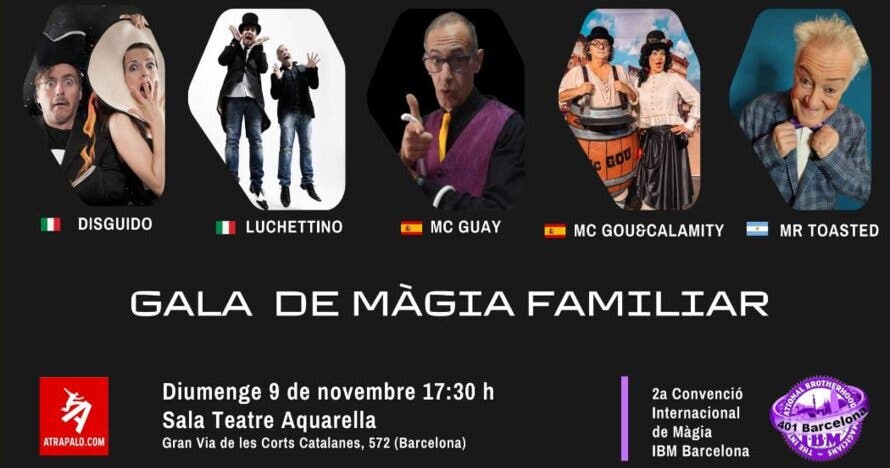 Gala familiar de magia