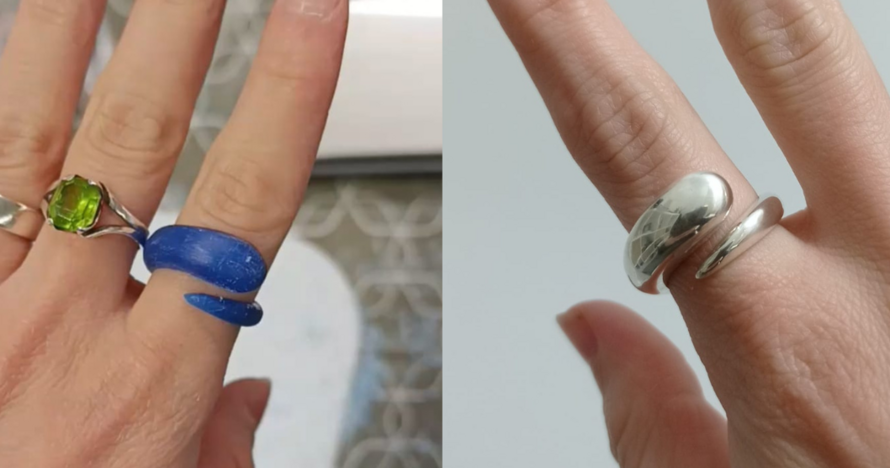 Crea tu anillo de plata de ley en una galería de arte