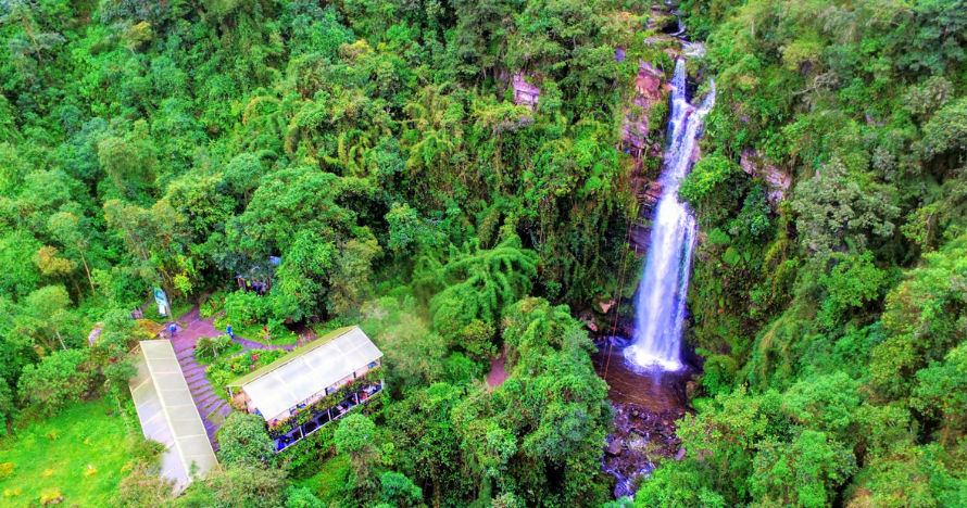 Ruta del yoga en la Cascada La Chorrera y El Chiflón