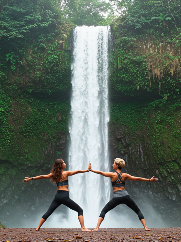 Ruta del yoga en la Cascada La Chorrera y El Chiflón
