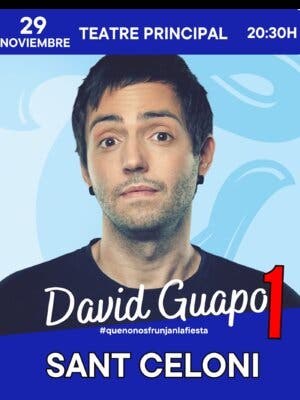 David Guapo en Sant Celoni con Que No Nos Frunjan La Fiesta
