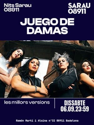 Concert JUEGO DE DAMAS al Sarau08911