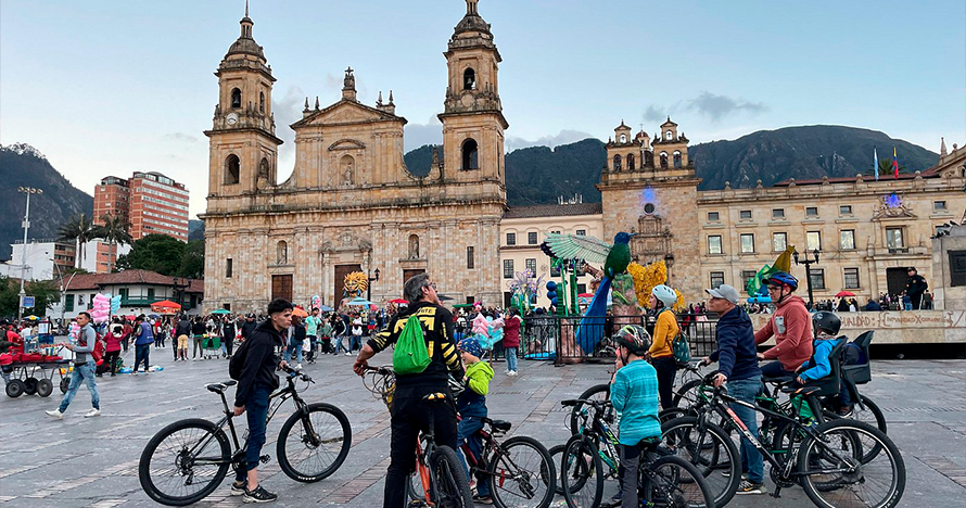 Recorrido en bicicleta por Bogotá