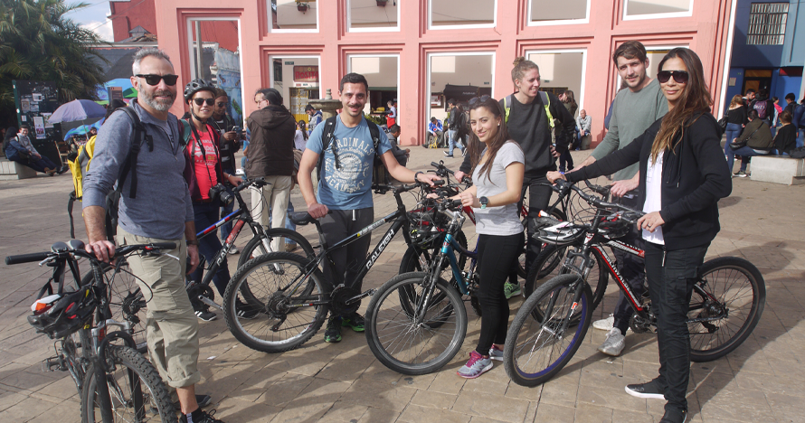 Recorrido en bicicleta por Bogotá