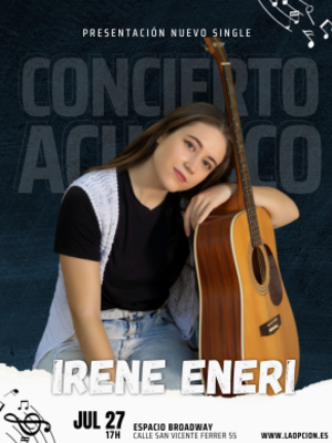 Concierto Acústico con Irene Eneri