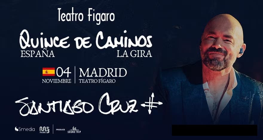 Santiago Cruz - Quince de caminos, en Madrid
