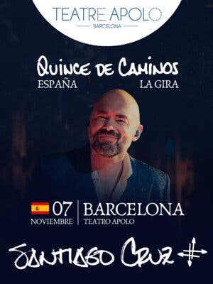 Santiago Cruz - Quince de caminos, en Barcelona