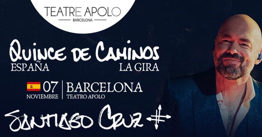 Santiago Cruz - Quince de caminos, en Barcelona