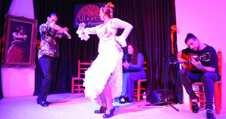 Espectáculo flamenco en pleno centro de Granada