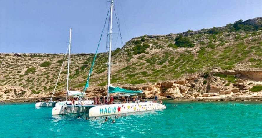 Salida en catamarán en la Bahía de Palma