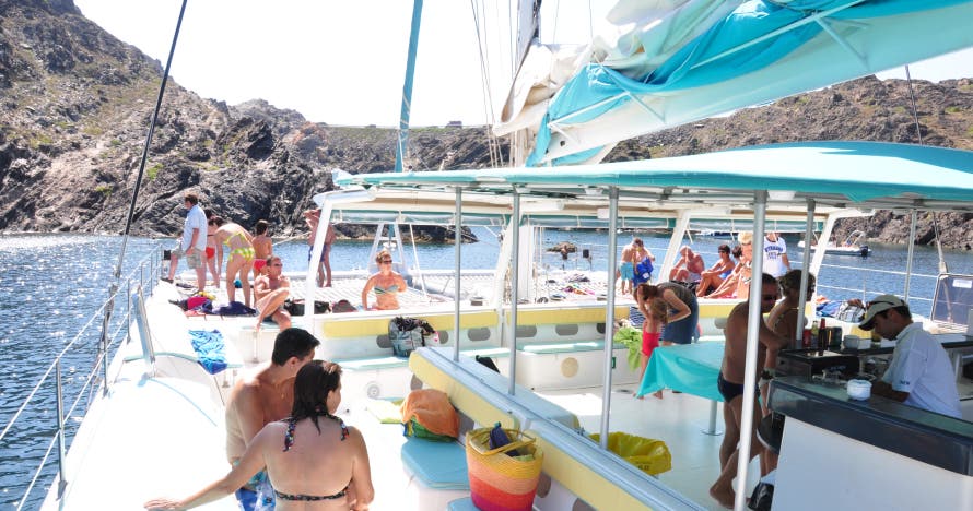 Salida en catamarán en la Bahía de Palma