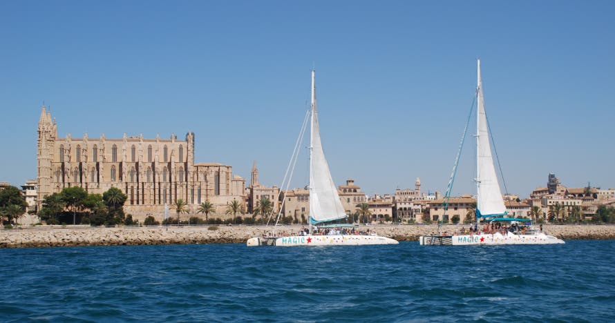 Salida en catamarán en la Bahía de Palma