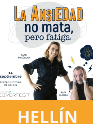La ansiedad no mata, pero fatiga - Patri Psicóloga - Hellín