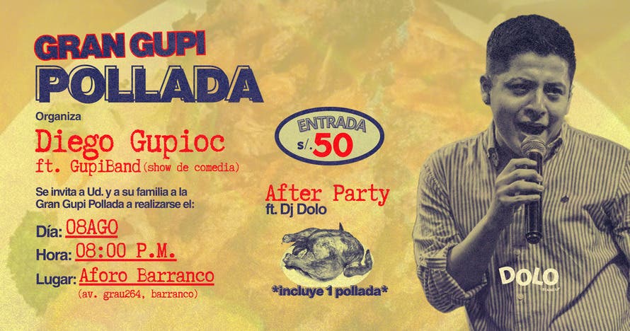 GUPI POLLADA / COMEDIA MUSICAL - DIEGO GUPIOC
