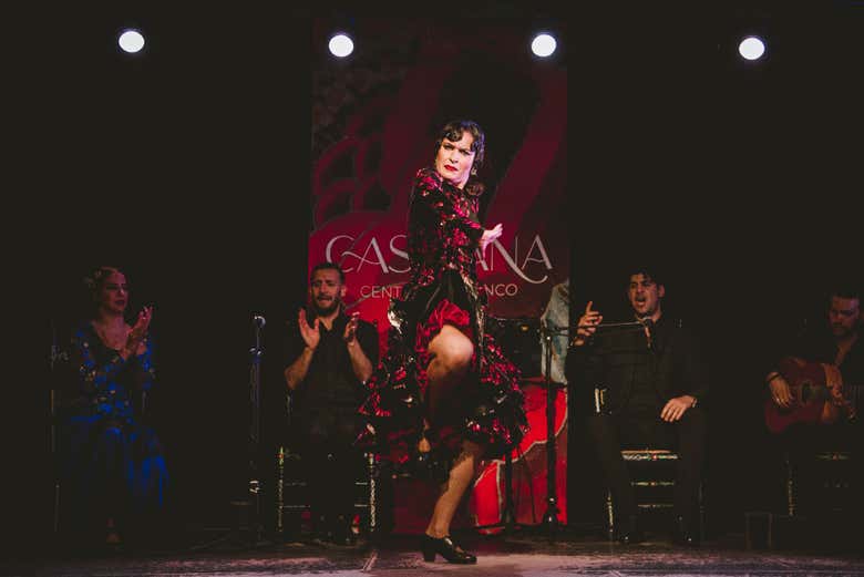 Espectáculo flamenco en el tablao Casa Ana