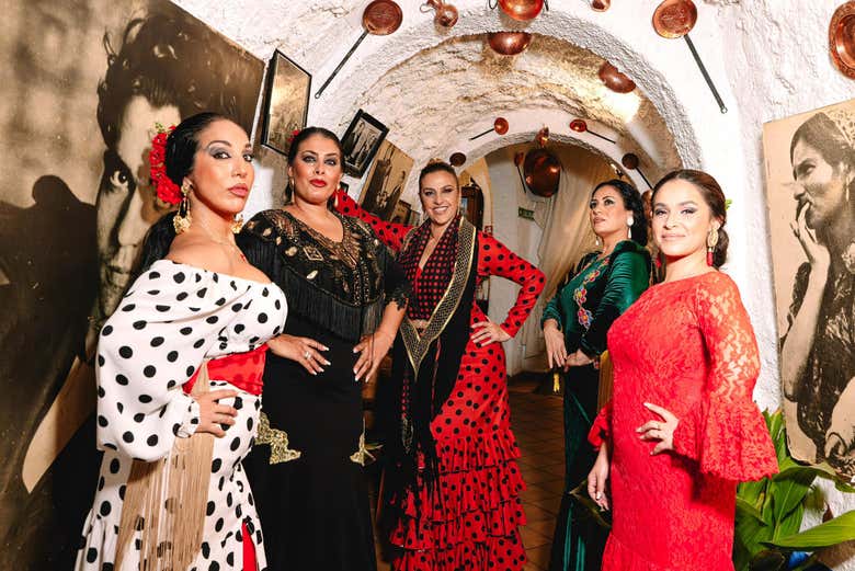 Espectáculo flamenco en el tablao Venta el Gallo