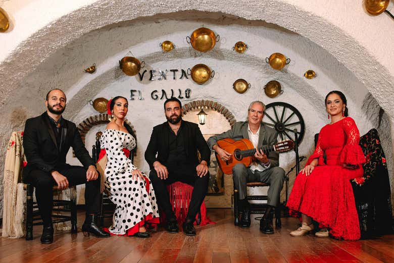 Espectáculo flamenco en el tablao Venta el Gallo