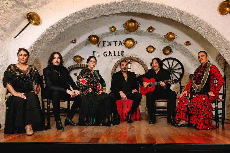 Espectáculo flamenco en el tablao Venta el Gallo