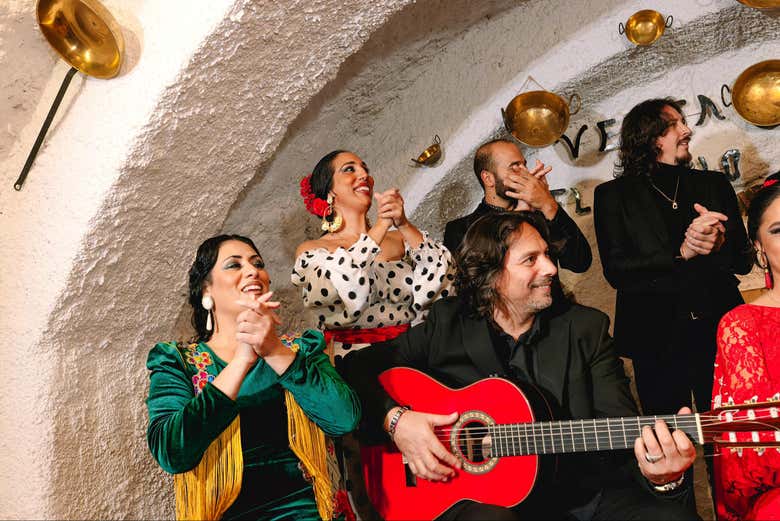 Espectáculo flamenco en el tablao Venta el Gallo