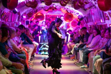 Espectculo flamenco en el tablao Cueva de la Roco