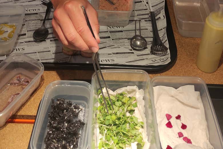 Taller de pinchos en Bilbao
