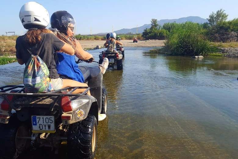 Tour en quad por el río Guadalhorce