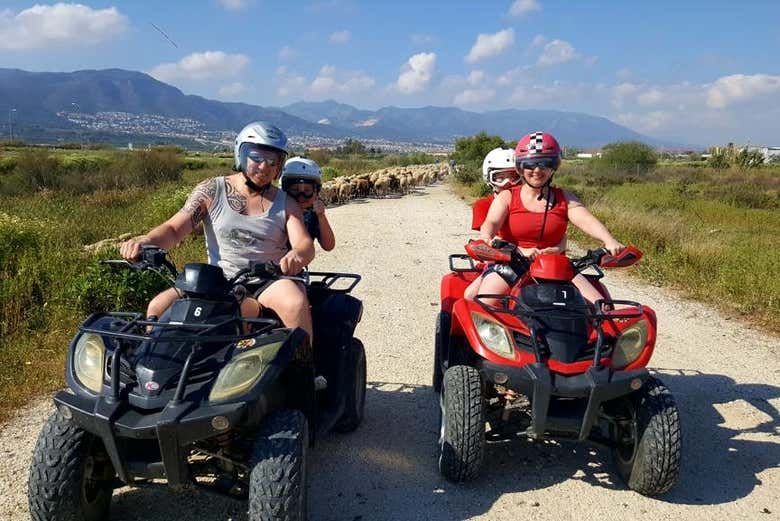 Tour en quad por el río Guadalhorce