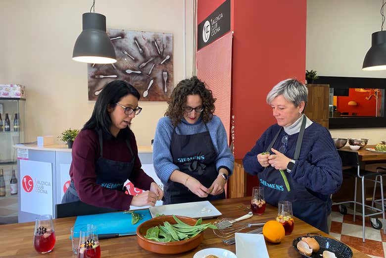 Clase de paella valenciana