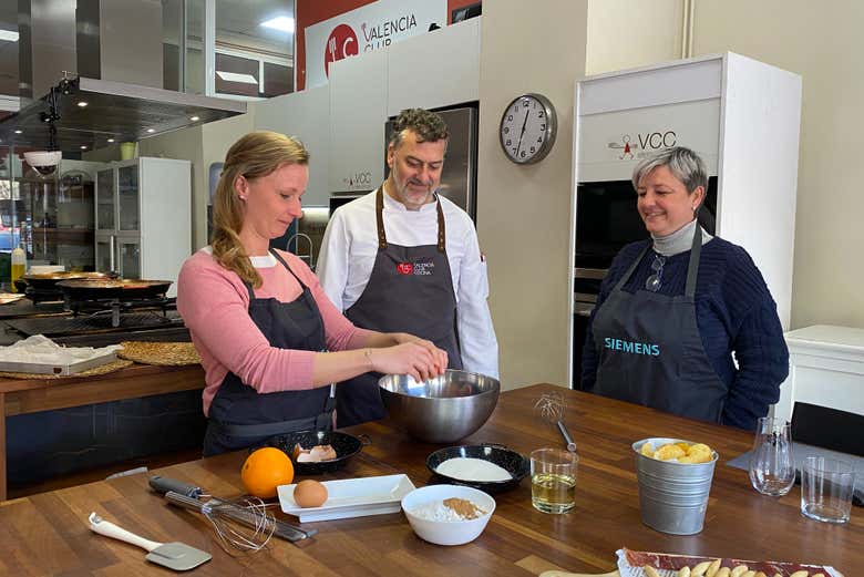 Clase de paella valenciana