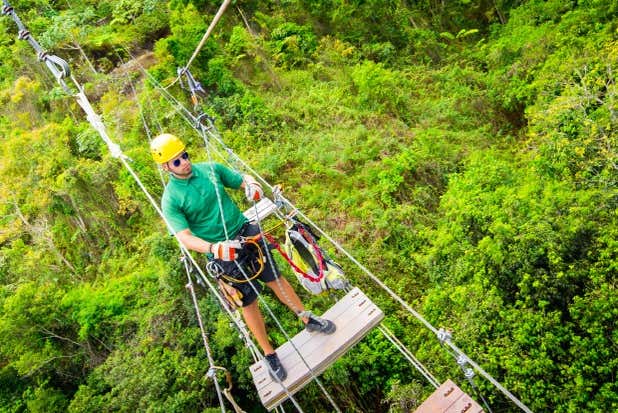 Puentes colgantes en Toro Verde Eco Adventure Park