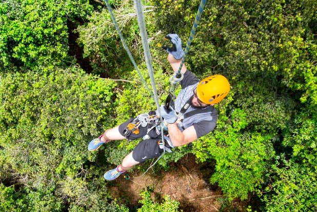 Puentes colgantes en Toro Verde Eco Adventure Park
